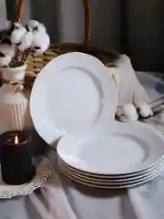 Белый оригинальная тарелка Repast Bellevue 25 см (1 шт)