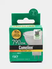 Лампа светодиодная Camelion 10Вт GU5.3 теплый белый свет MR16 (13684)
