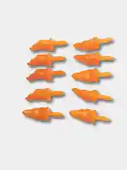 Носики морковки для игрушек, 17 х 9 мм, 10 штук
