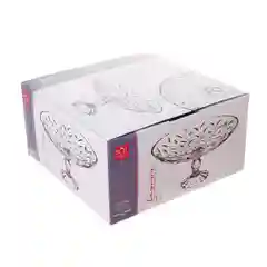 Прозрачный фруктовница RCR Laurus 33см