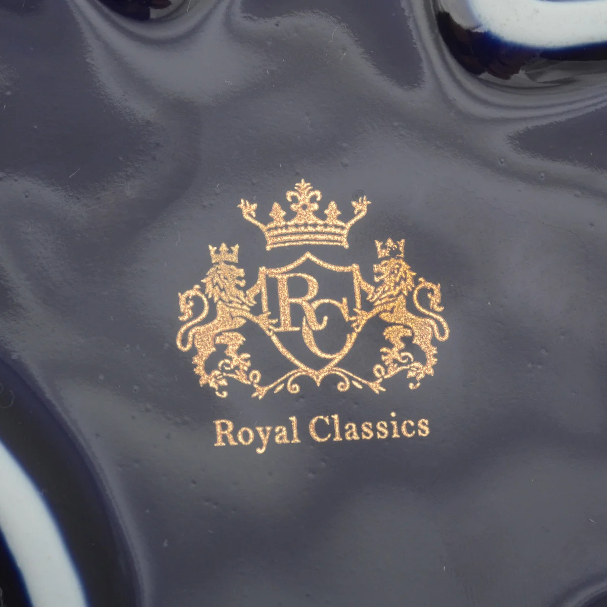 Синий менажница блюдо 3-х секционная блюдо Royal Classics Влюблённая пара 30 см