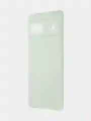 Мятный чехол для Google Pixel 7 силиконовый BROSCORP матовый, тонкий, бортик-защита вокруг камер