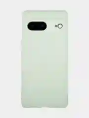 Мятный чехол для Google Pixel 7 силиконовый BROSCORP матовый, тонкий, бортик-защита вокруг камер