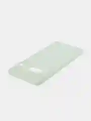Мятный чехол для Google Pixel 7 силиконовый BROSCORP матовый, тонкий, бортик-защита вокруг камер