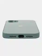 Зеленый силиконовый чехол для iPhone 11, со стеклянной панелью и защитой для камеры