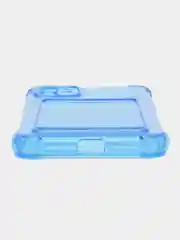 Синий чехол для iPhone 7/8 Plus/XR/11/12/13/Pro/Pro Max, силиконовый, с карманом для карт