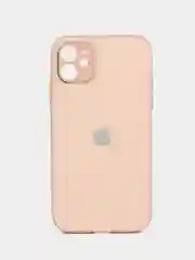 Кремовый силиконовый чехол для iPhone 11, со стеклянной панелью и защитой для камеры