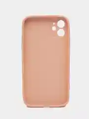 Красный силиконовый чехол для iPhone 11, со стеклянной панелью и защитой для камеры