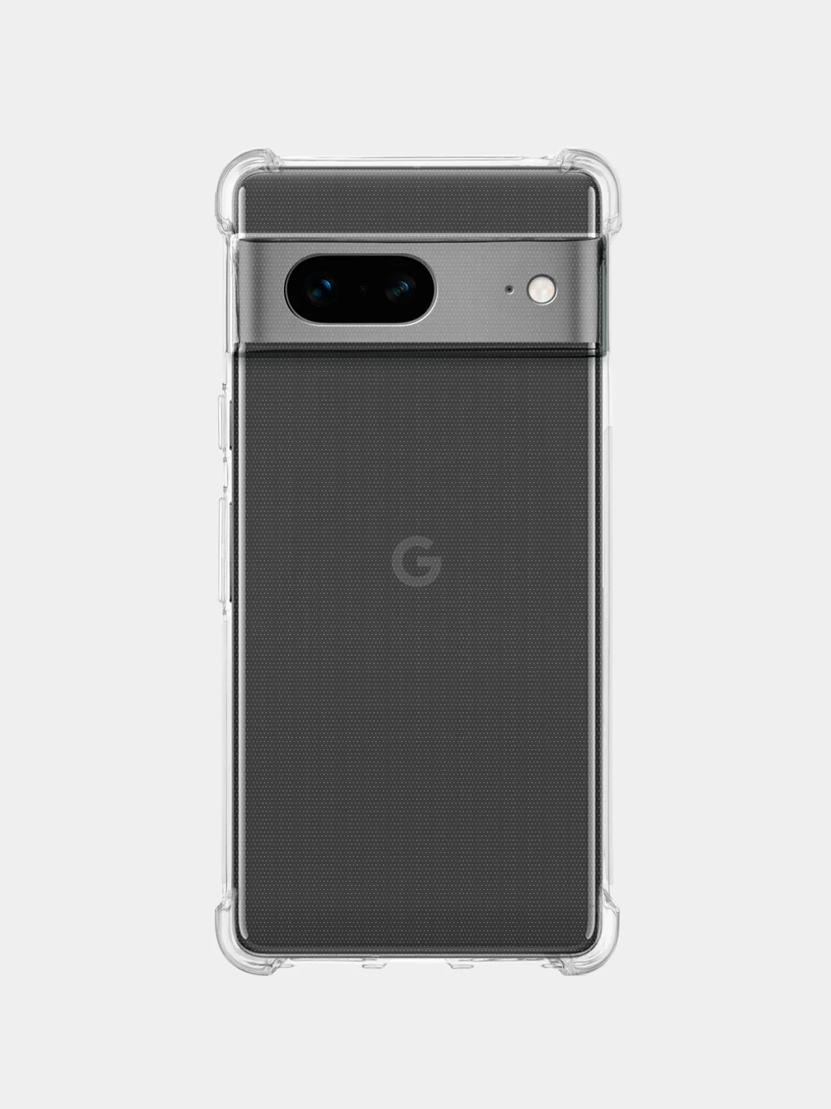 Прозрачный противоударный чехол для Google Pixel 7 силиконовый BROSCORP, защита камер, усиленные углы