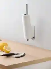 Серый металлик держатель для бумажных полотенец Shiny Kitchen, полотенцедержатель