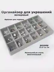 Серебряный органайзер для украшений и бижутерии подставка
