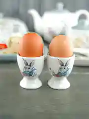 Белый набор подставок для яйца Repast Happy Easter 2 шт. 5,5*6,5 см
