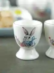 Белый набор подставок для яйца Repast Happy Easter 2 шт. 5,5*6,5 см