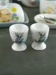 Белый набор подставок для яйца Repast Happy Easter 2 шт. 5,5*6,5 см