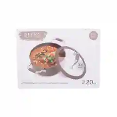 Шоколадный кастрюля со стеклянной крышкой Repast Dark chocolate 2,4 л, 20х9 см (индукция)