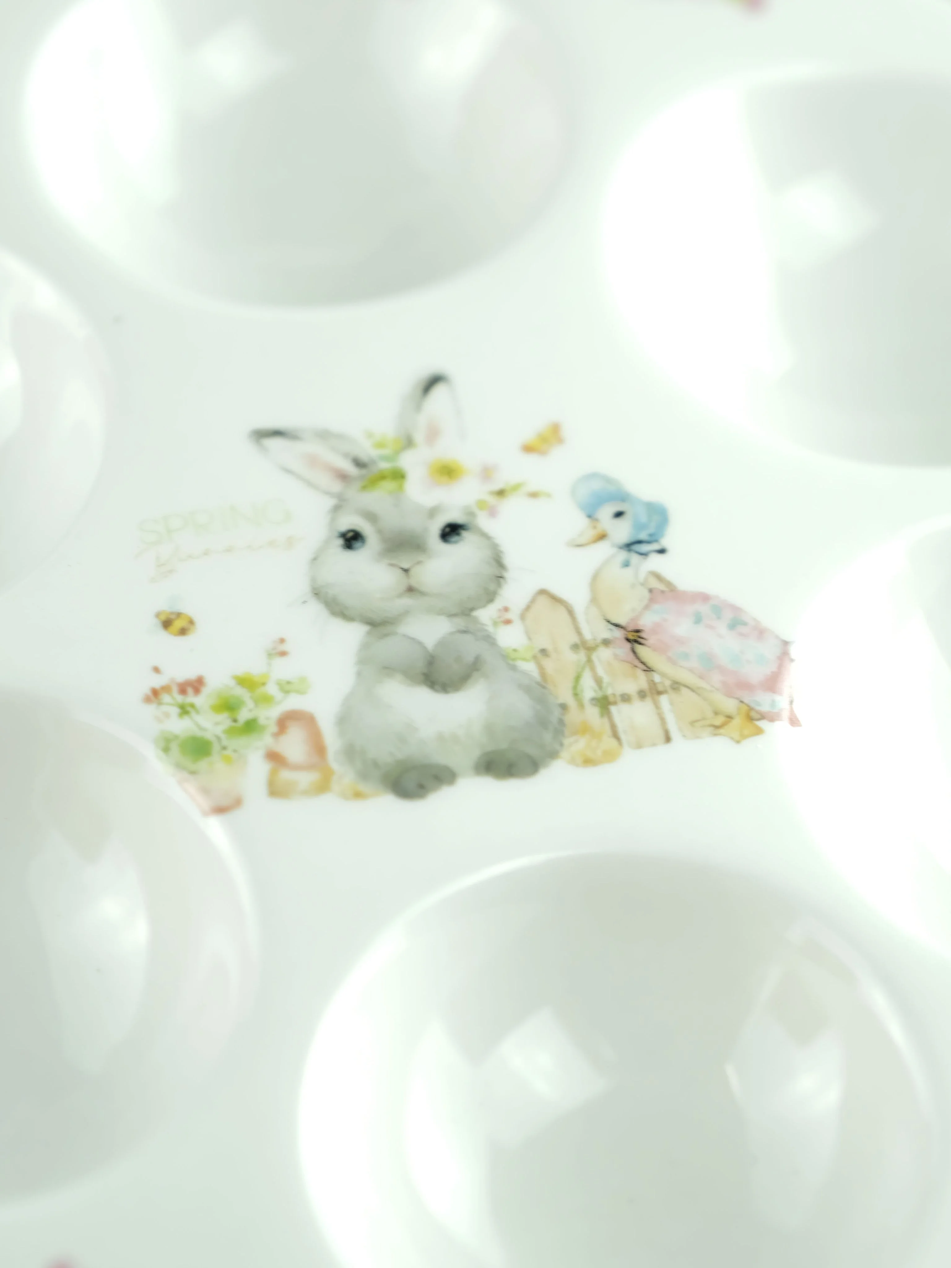Подставка для 6 яиц Repast Spring Bunnies 18*2 см