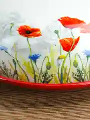 Блюдо для блинов с крышкой REPAST Маки 23*23*9,7 см