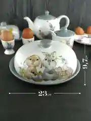 Блюдо для блинов с крышкой Repast Spring Bunnies 23*9,7 см