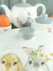 Блюдо для блинов с крышкой Repast Spring Bunnies 23*9,7 см