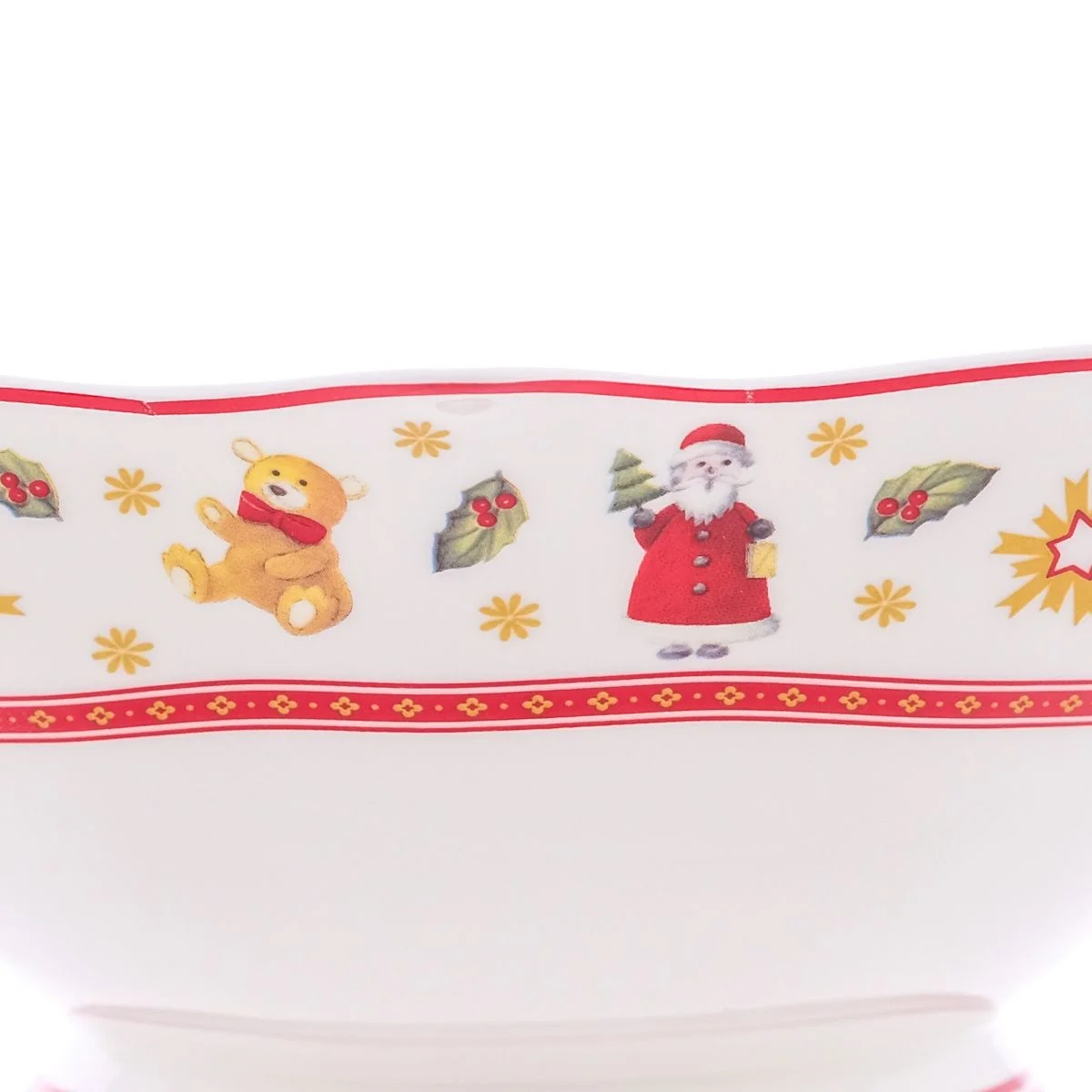 Белый салатник квадратный Repast Red toys 24*24*8.7 см