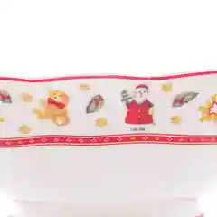Белый салатник квадратный Repast Red toys 24*24*8.7 см