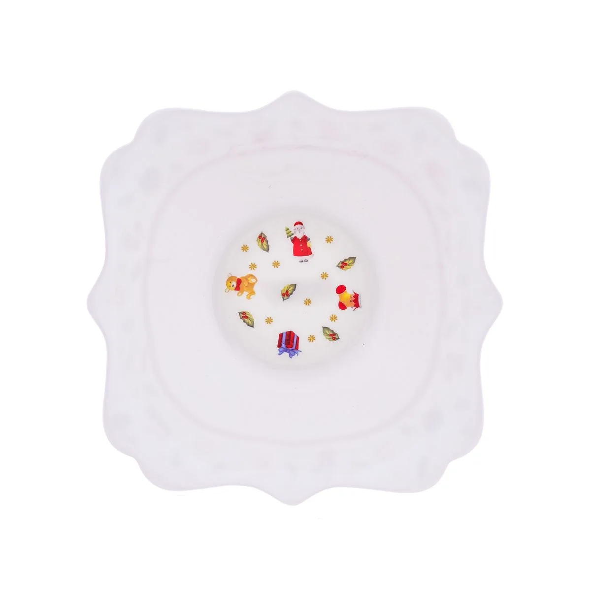 Белый салатник квадратный Repast Red toys 24*24*8.7 см