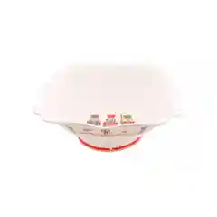 Белый салатник квадратный Repast Щелкунчик 24*24*8.7 см