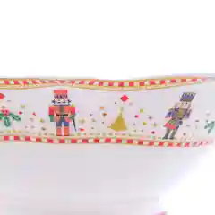 Белый салатник квадратный Repast Щелкунчик 24*24*8.7 см