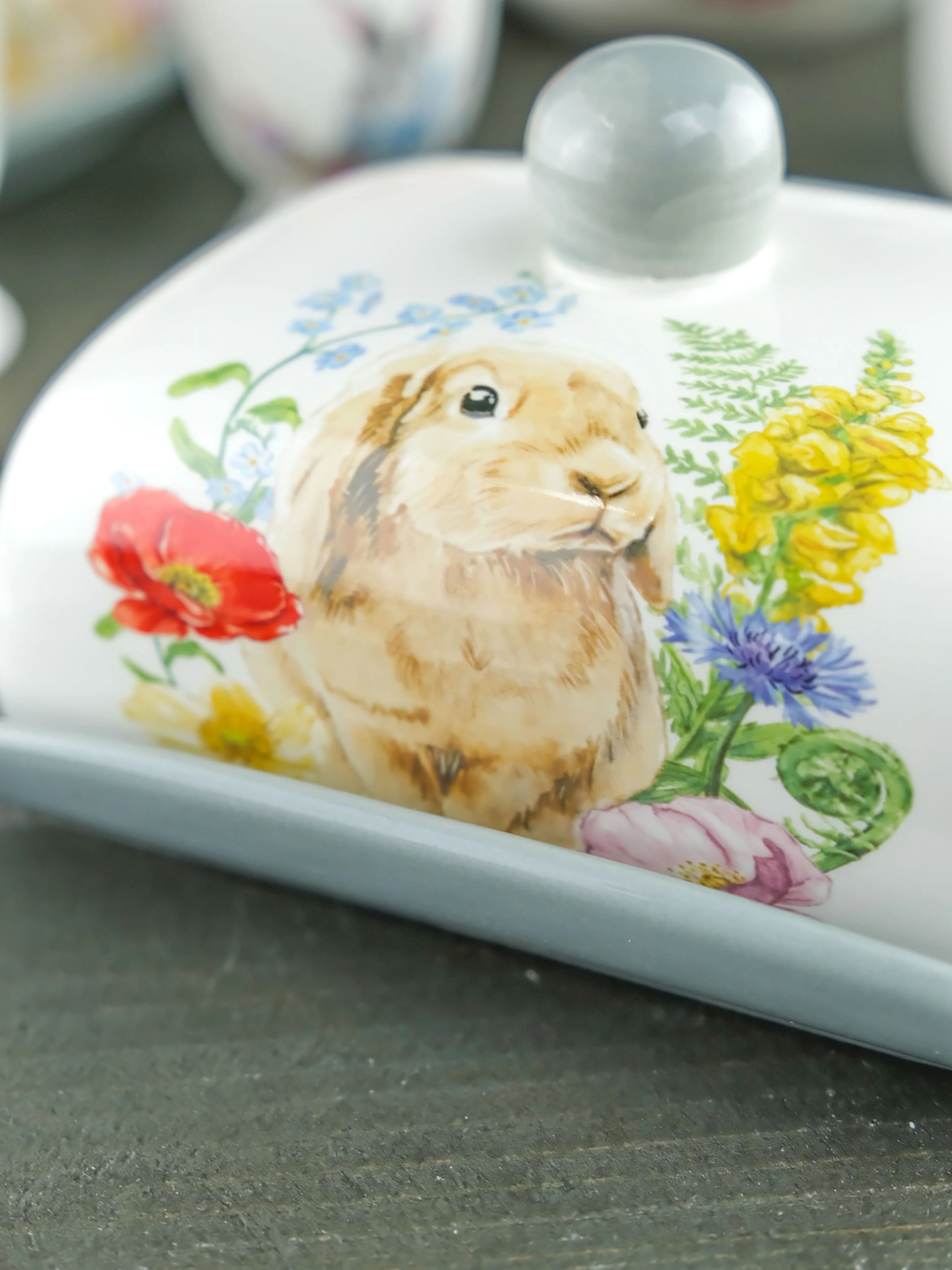 Маслёнка с крышкой Repast Sweet Bunny 17*12,5*8,3 см