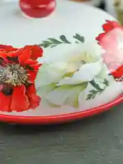 Коричневый блюдо для блинов с крышкой Repast Маки-2 23*23*9,7 см