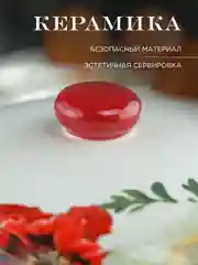 Коричневый блюдо для блинов с крышкой Repast Маки-2 23*23*9,7 см