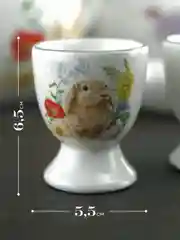 Бежевый набор подставок для яйца Repast Honey Bunny 2 шт. 5,5*6,5 см