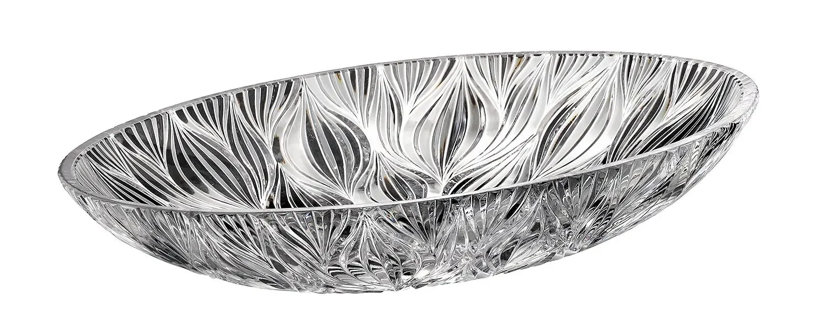 Прозрачный блюдо овальное Crystalite Bohemia ONION 32 см