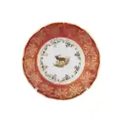 Кофейный сервиз Repast Охота красная Мария-тереза 15 предметов на 6 персон