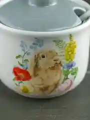 Серый сахарница с ложкой Repast Honey Bunny 9.8*9.8*9.6