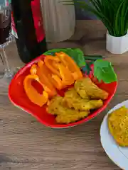 Красный блюдо Repast Rich harvest Томат 22*21.8*4 см