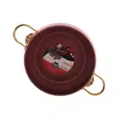 Красный кастрюля с крышкой 4 л 24 см Elite Gold Красный