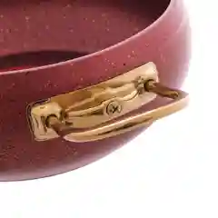 Красный кастрюля с крышкой 4 л 24 см Elite Gold Красный