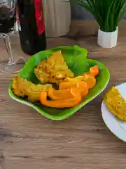 Зеленый блюдо Repast Rich harvest Перец зелёный 23.7*20.8*4 см