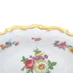 Блюдо для хлеба Queen's Crown Мейсенский букет 31 см