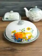 Блюдо для блинов с крышкой REPAST Тыква 23*23*9,7 см