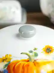 Блюдо для блинов с крышкой REPAST Тыква 23*23*9,7 см