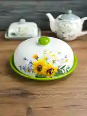 Блюдо для блинов с крышкой REPAST Подсолнухи 23*23*9,7 см