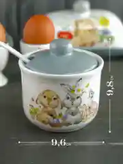 Сахарница с ложкой Repast Spring Bunnies 9.8*9.8*9.6