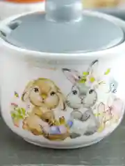 Сахарница с ложкой Repast Spring Bunnies 9.8*9.8*9.6