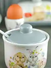 Сахарница с ложкой Repast Spring Bunnies 9.8*9.8*9.6