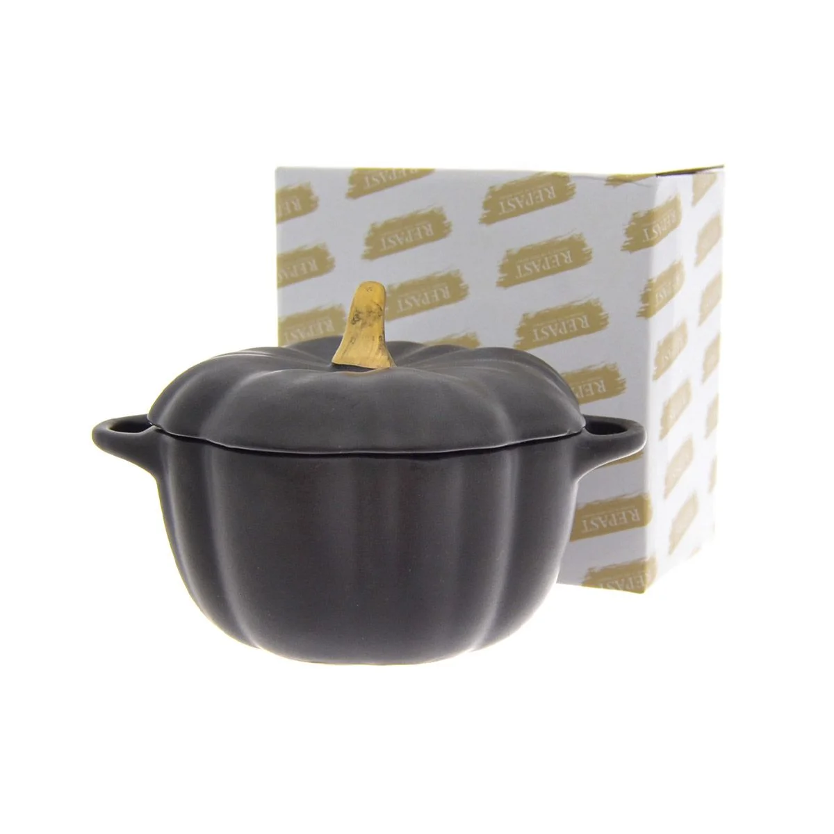 Черный форма для запекания Repast Pumpkin 240 мл 13х10,5х5 см