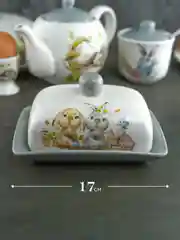 Серый маслёнка с крышкой Repast Spring Bunnies 17*12,5*8,3 см