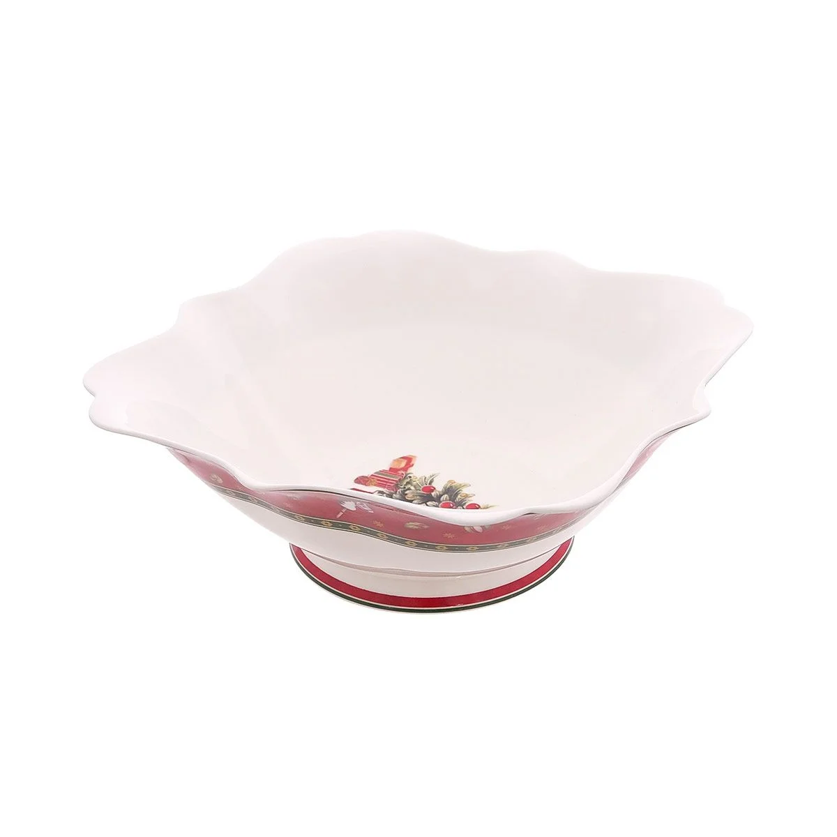 Белый салатник квадратный Repast Bordo 24*24*8.7 см