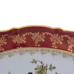 Блюдо овальное Repast Охота красная Мария-тереза 38 см
